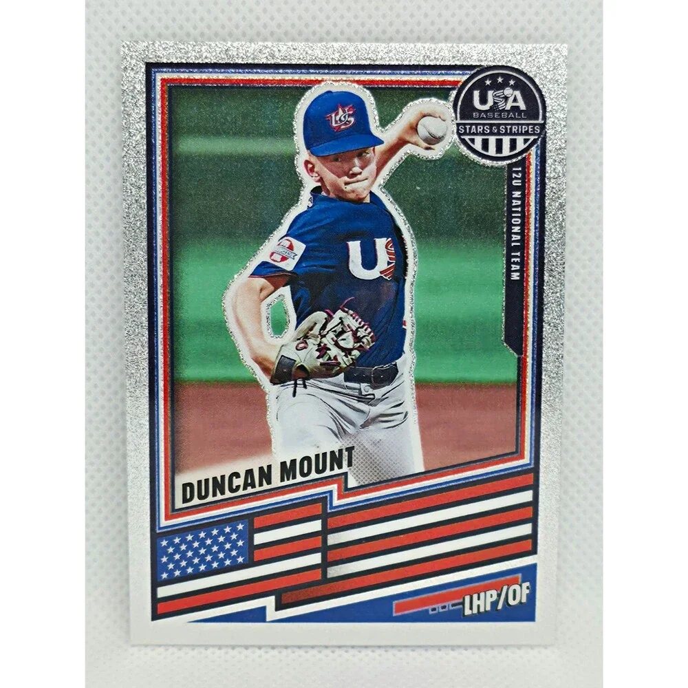 2026 Panini Stars & Stripes Prizm- Duncan Mount #48 Glitter Prizm (RC)
